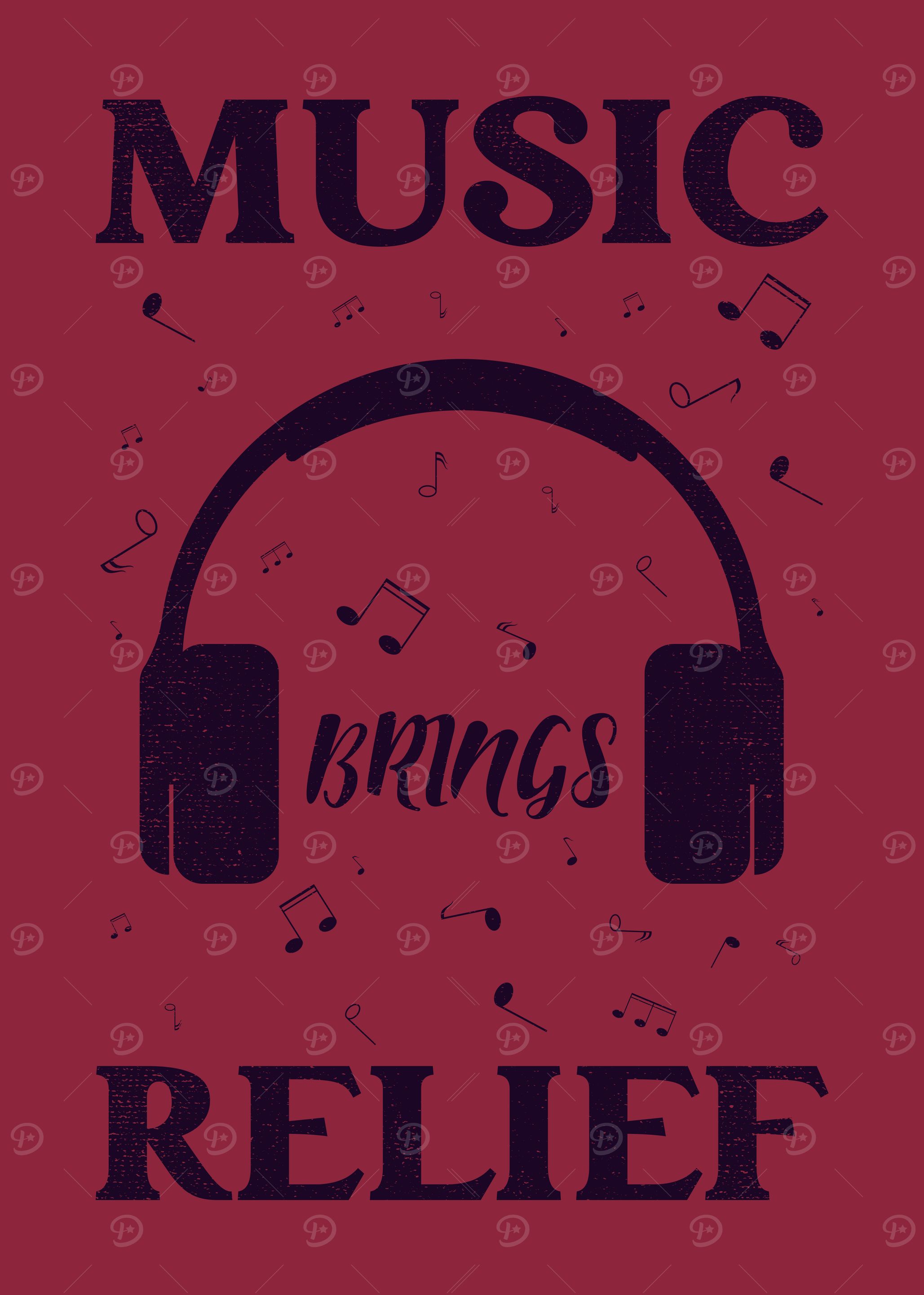 Vintage styled music poster.