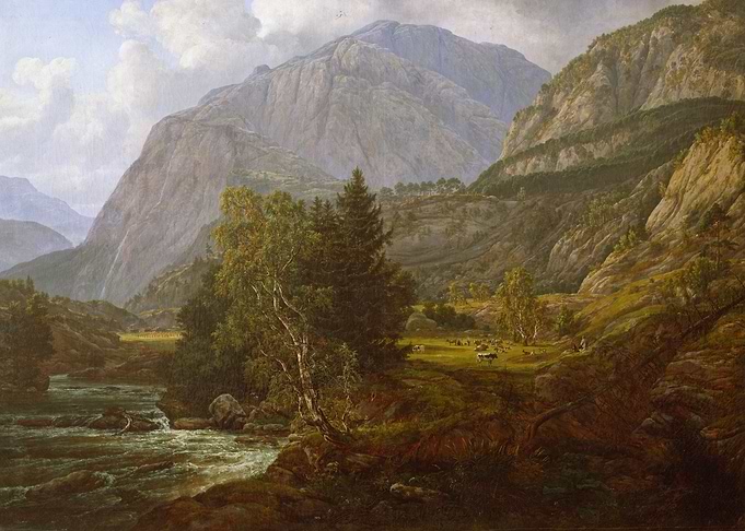 View of Fortundalen (1836)