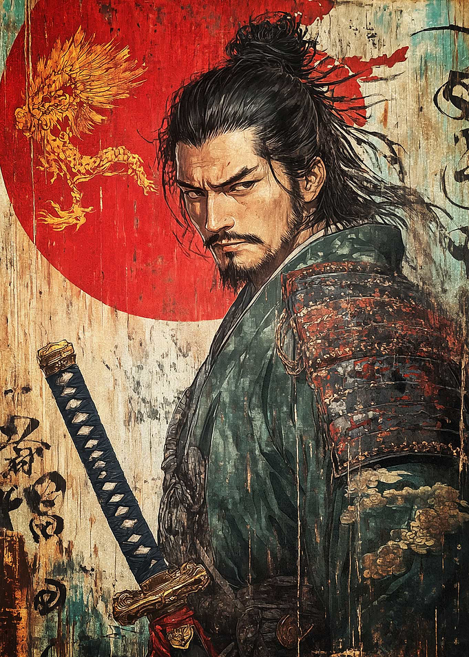 Samurai Warrior Art Print