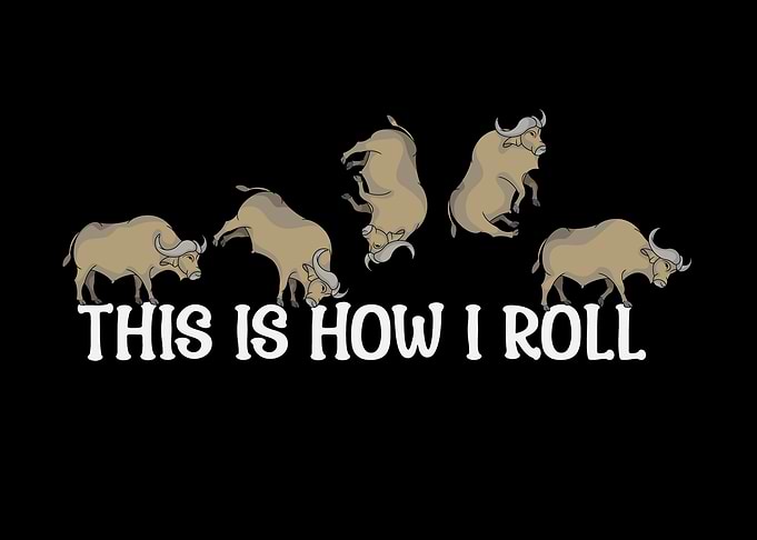 Buffalo Lover Kids How I Roll Wild African Buffalo