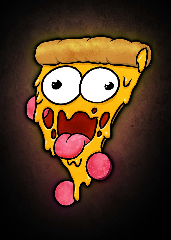 Funny Pizza Slice