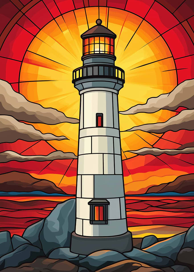 Lighthouse Sunset