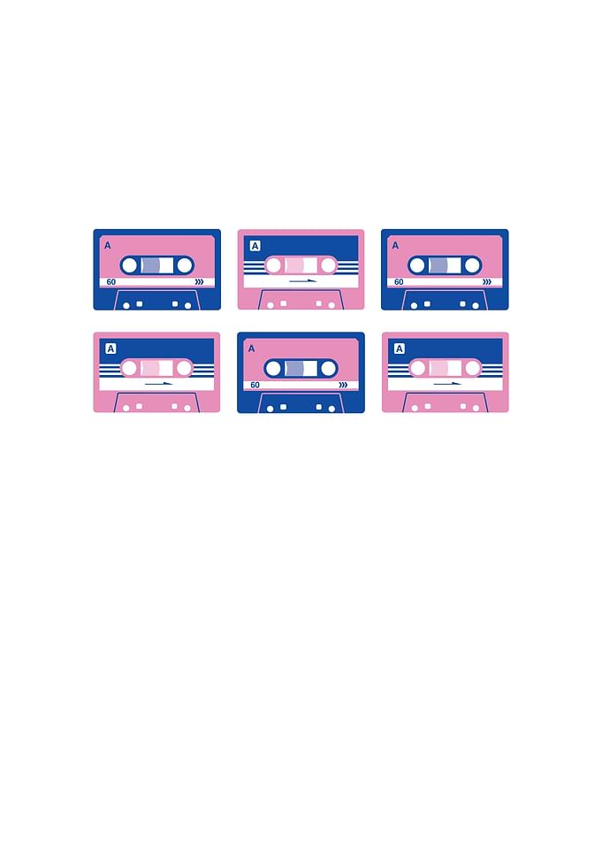 Retro Cassette Tapes