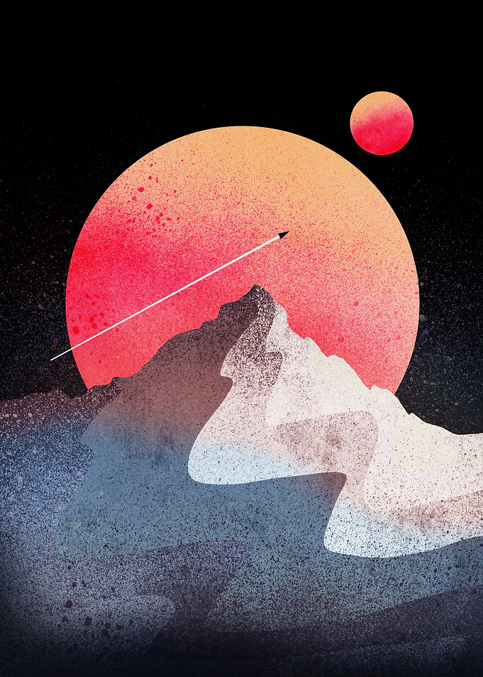 The moon peak