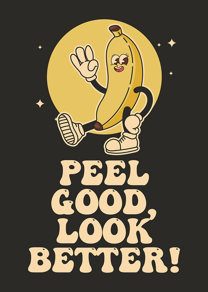 Banana Cartoon Illustration
