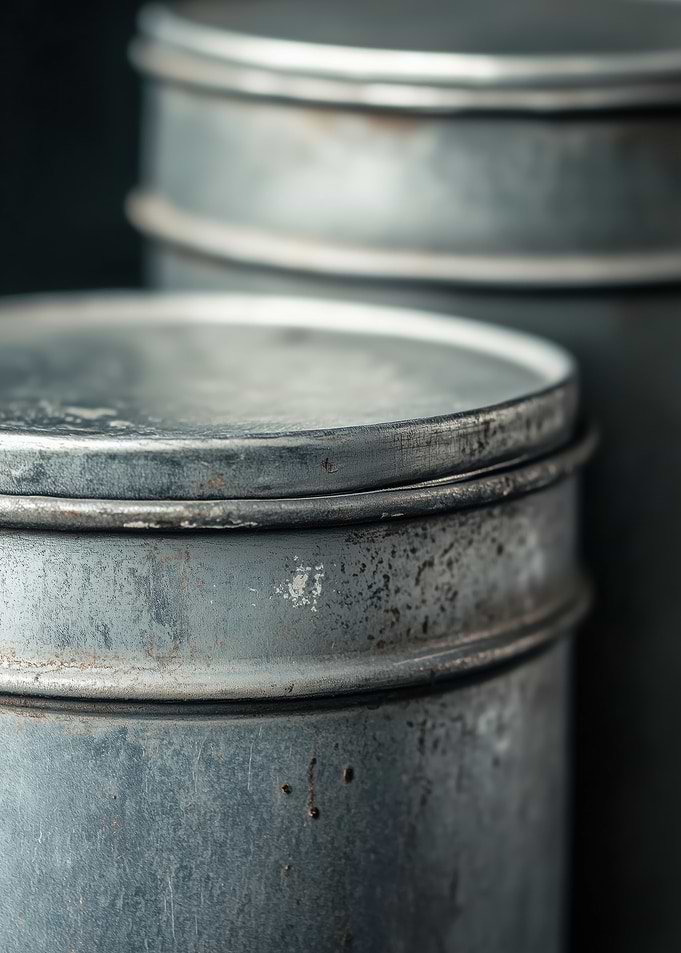 Vintage Metal Canisters