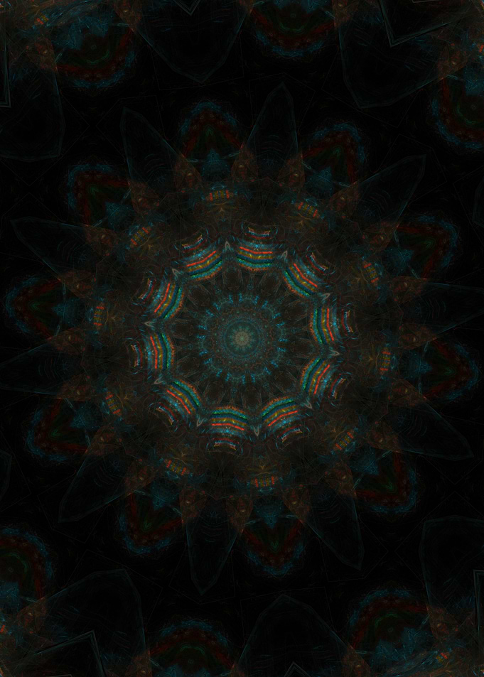 Oil Slick Mandala