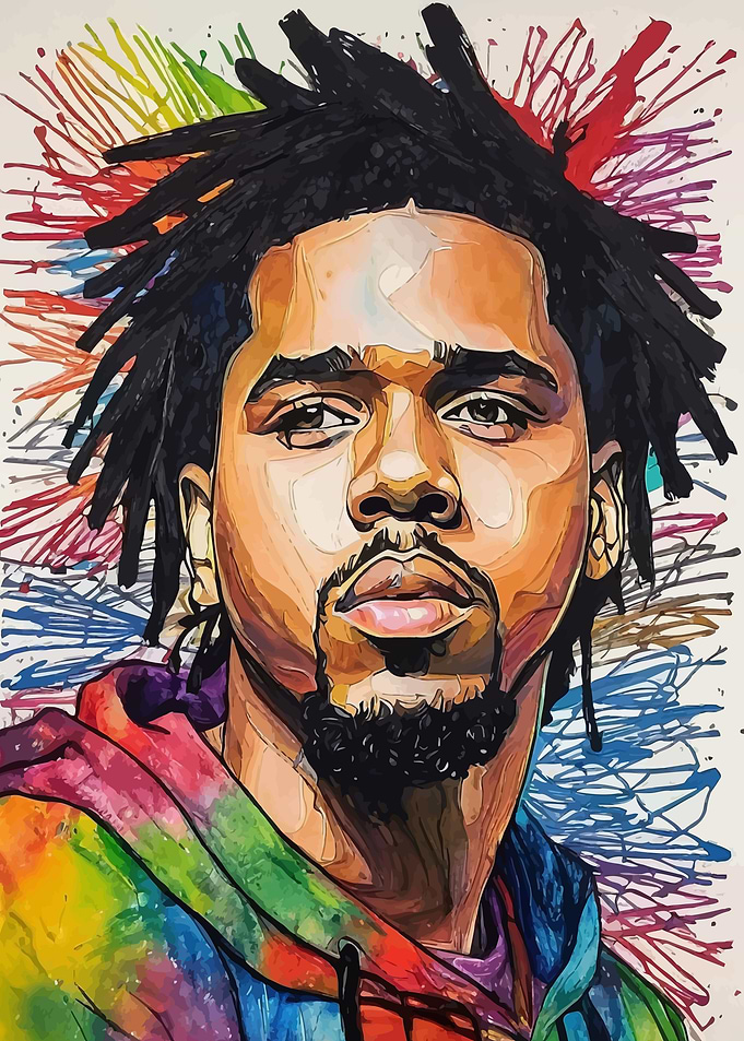 J. Cole Pop Art