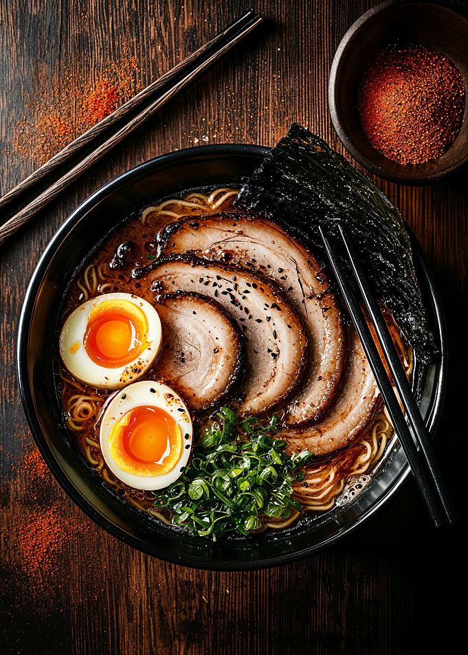 Ramen Bowl with Pork and Egg