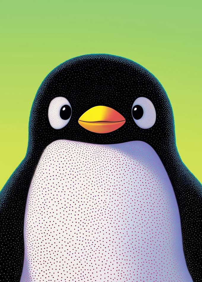 Cute Penguin Illustration