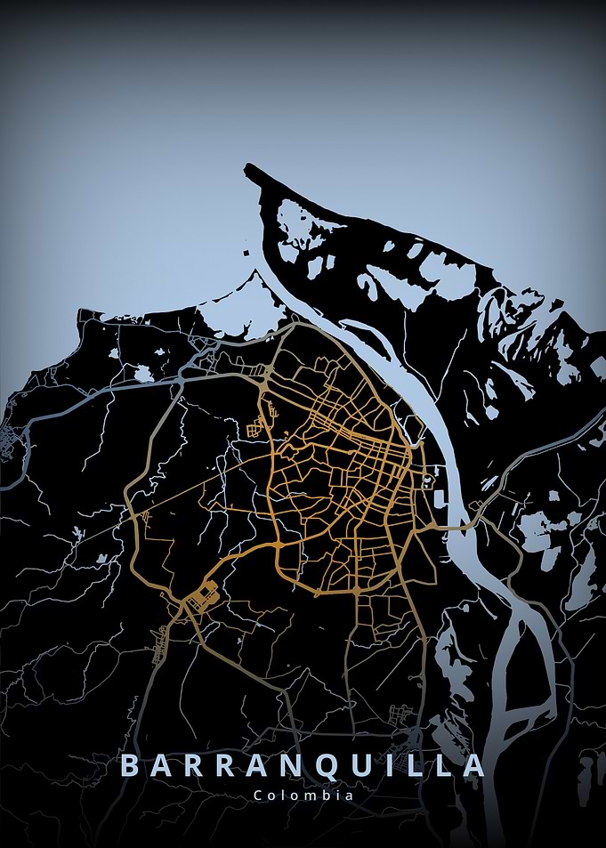 Barranquilla City Map