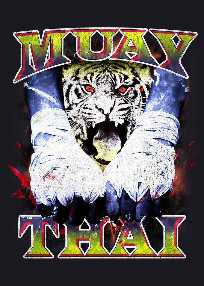 Tiger Muay Thai Vintage Style