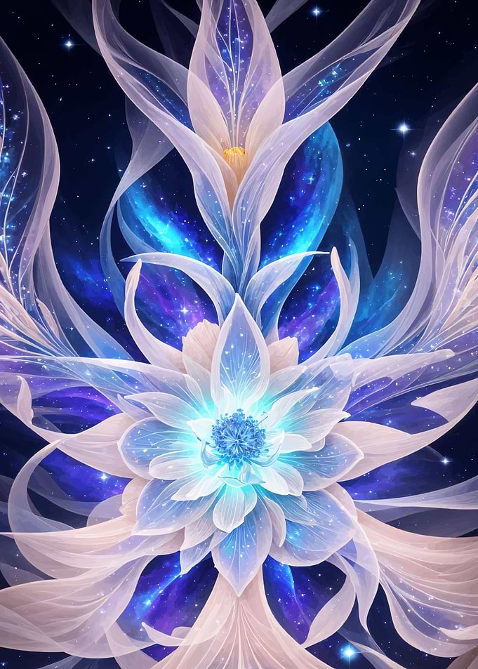 Cosmic Flower Bloom