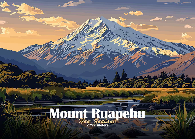 Mount Ruapehu, New Zealand