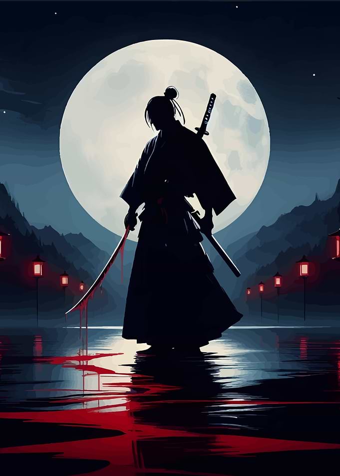 Samurai Under Moonlight