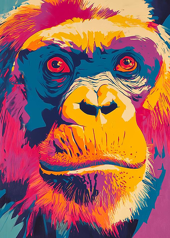 Chimpanzee Portrait