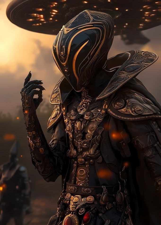 Gold-Armored Ancient Alien
