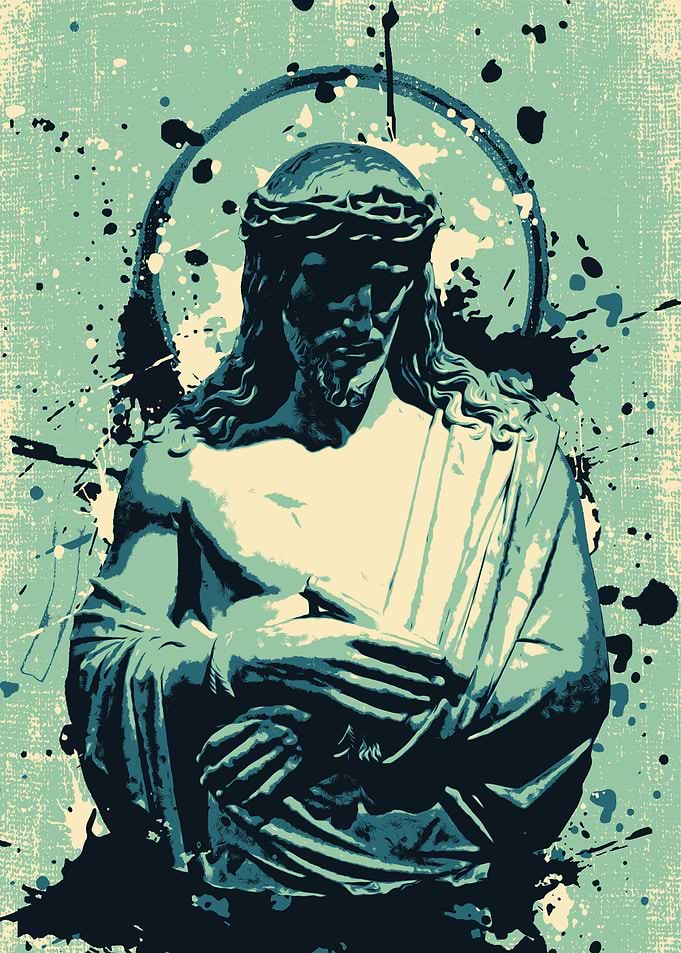 Jesus Christ Paint Artwork