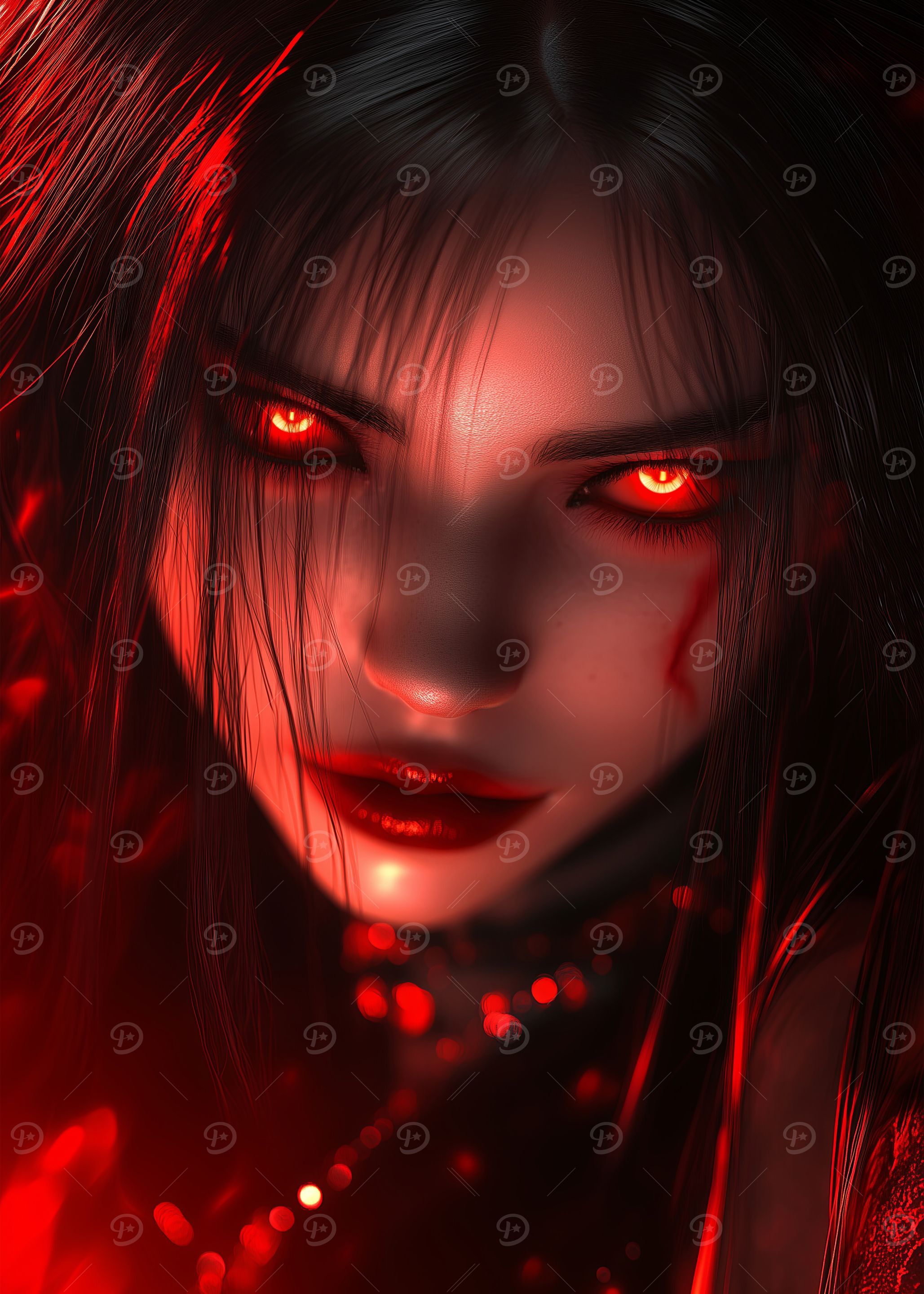 Evil vampire girl