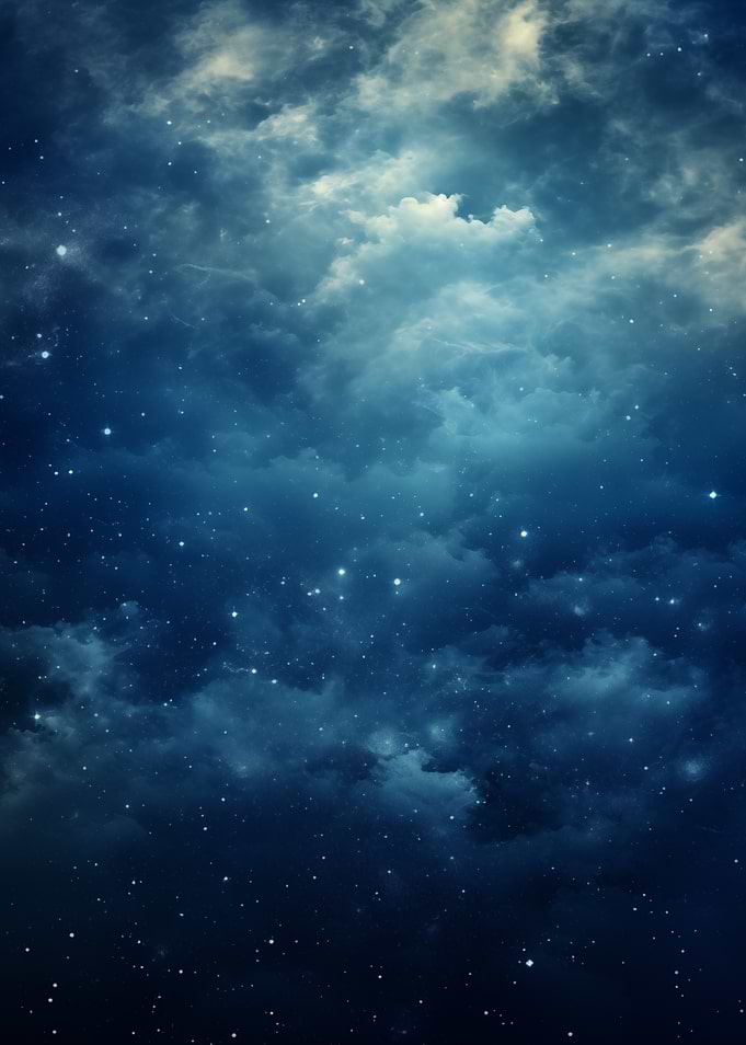Space Night Sky with Stars
