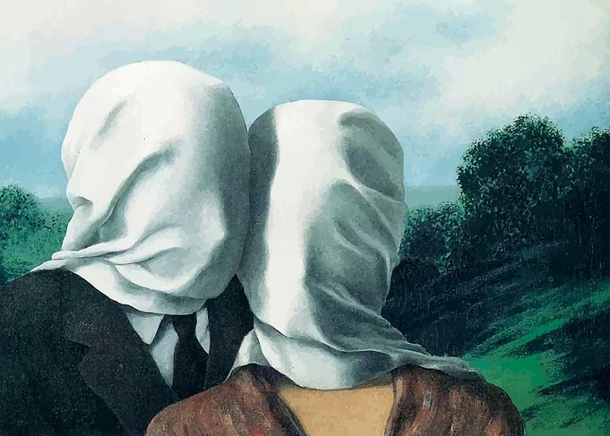 Rene Magritte The Lovers II
