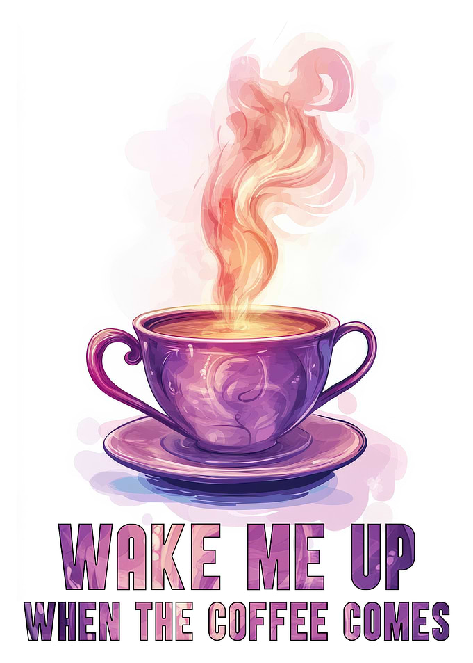 Wake me up when the coffee comes