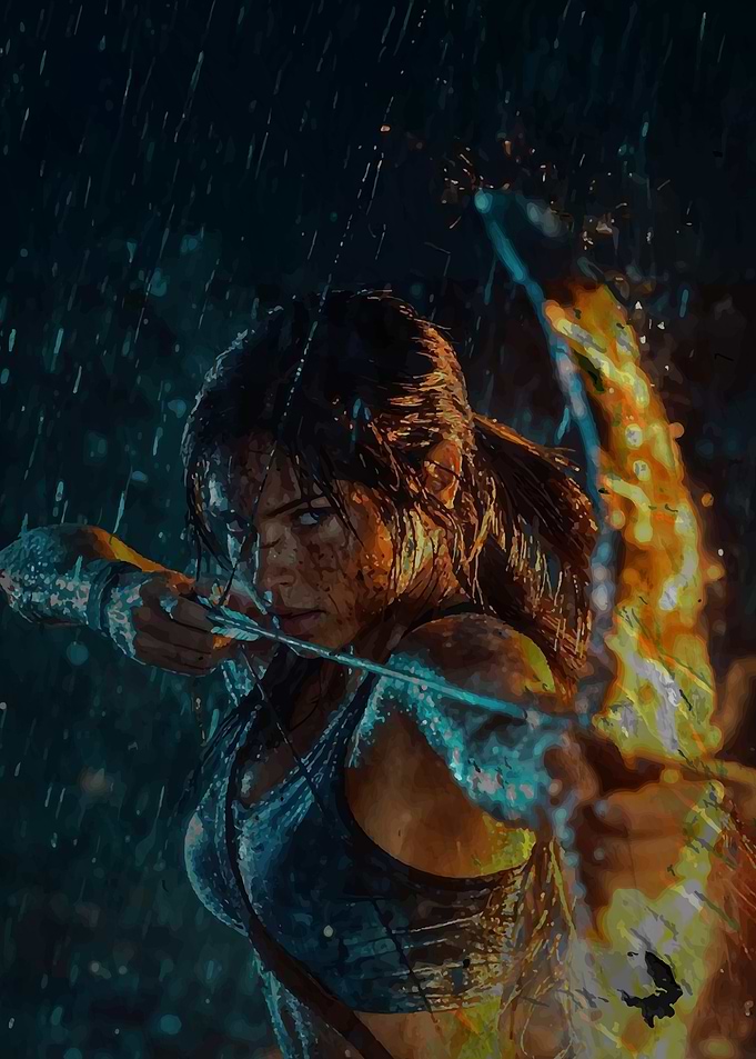 Lara Croft with Bow