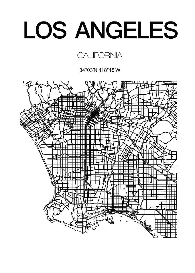 Los Angeles City Map