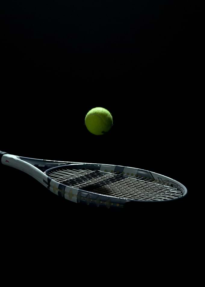 Tennis Ball and Racket