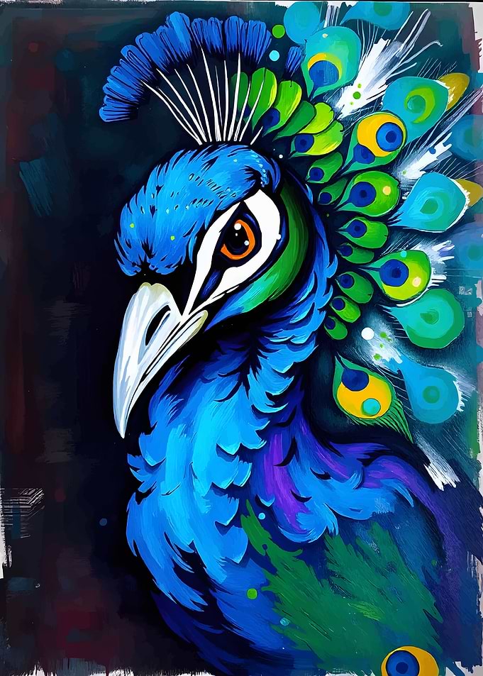 Peacock Portrait