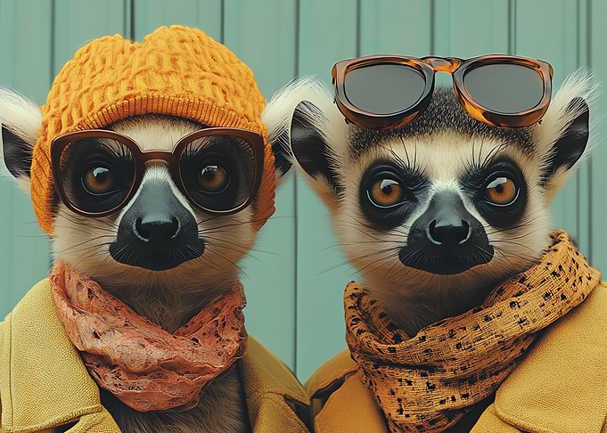 Two Cool Lemurs