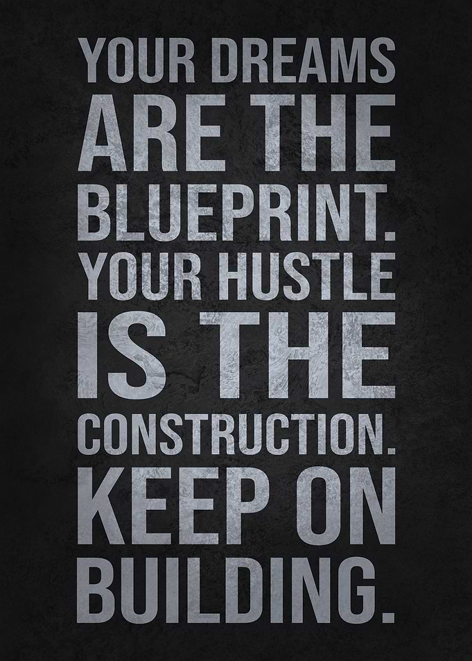 Dreams Are The Blueprint Hustle