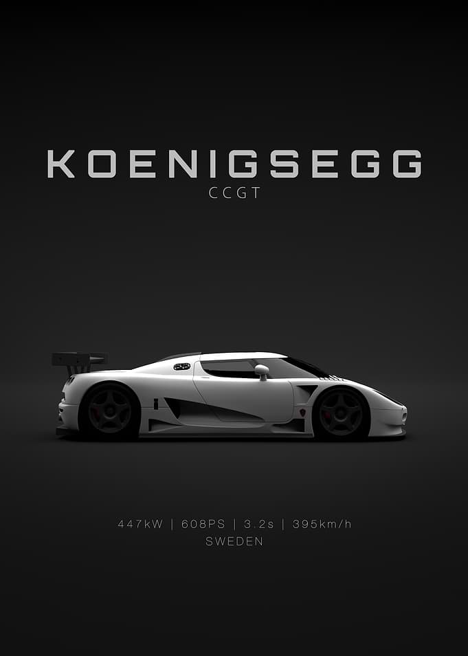 White Koenigsegg CCGT - Specs