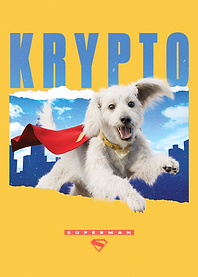 Krypto Metropolis Skyline Superman 2025 Movie Poster