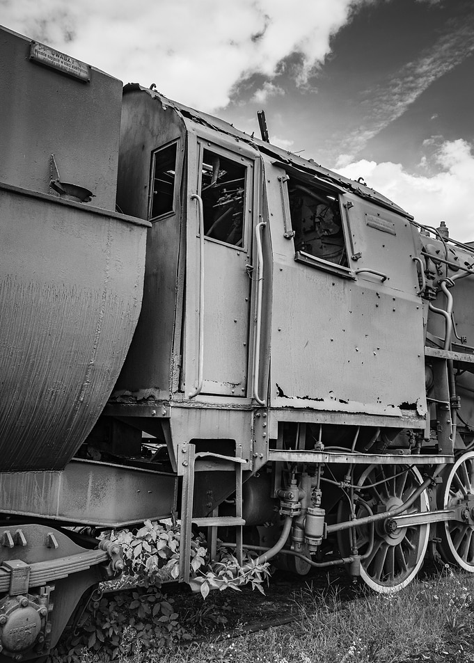Abandoned Train Engine