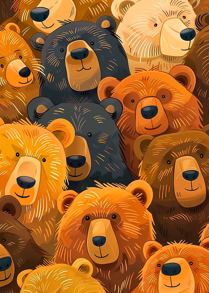 Cute Bear Faces