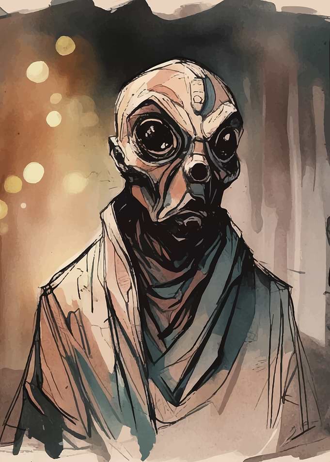 Alien Character Illustration