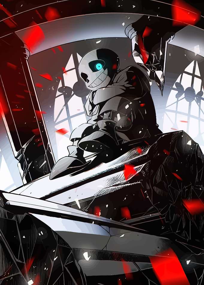Sans Undertale Digital Art