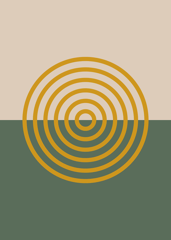 Abstract Circle Art