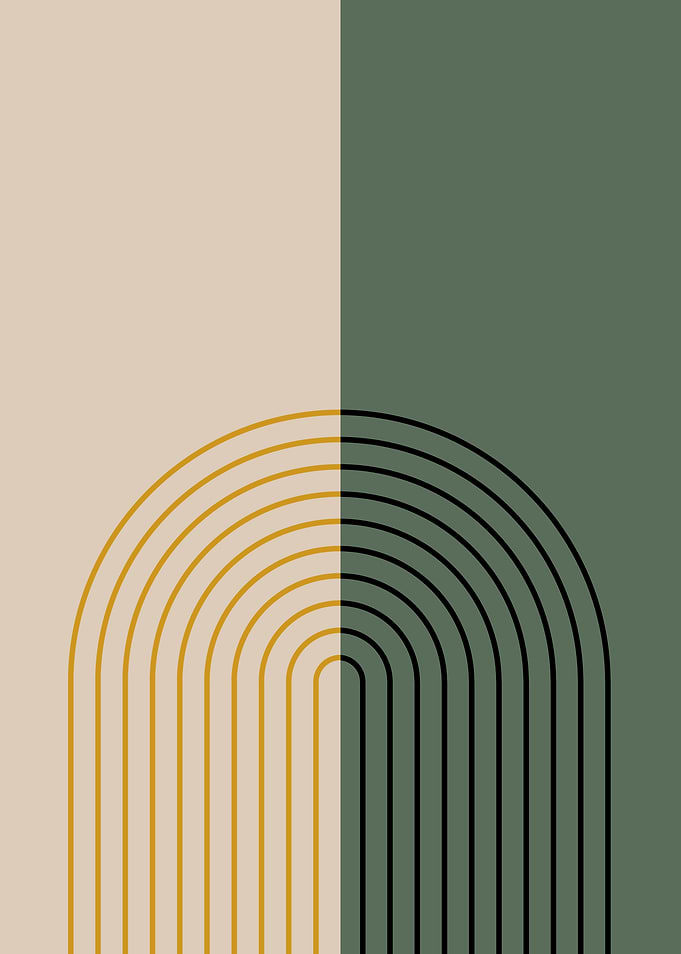 Abstract Arch Print