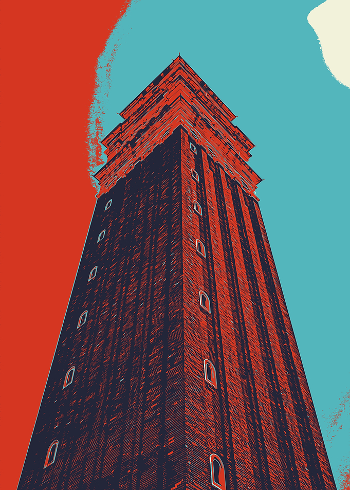 VeniceBrick Tower Against Sky