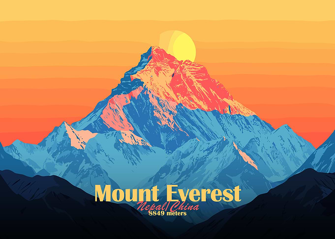Mount Everest Sunset