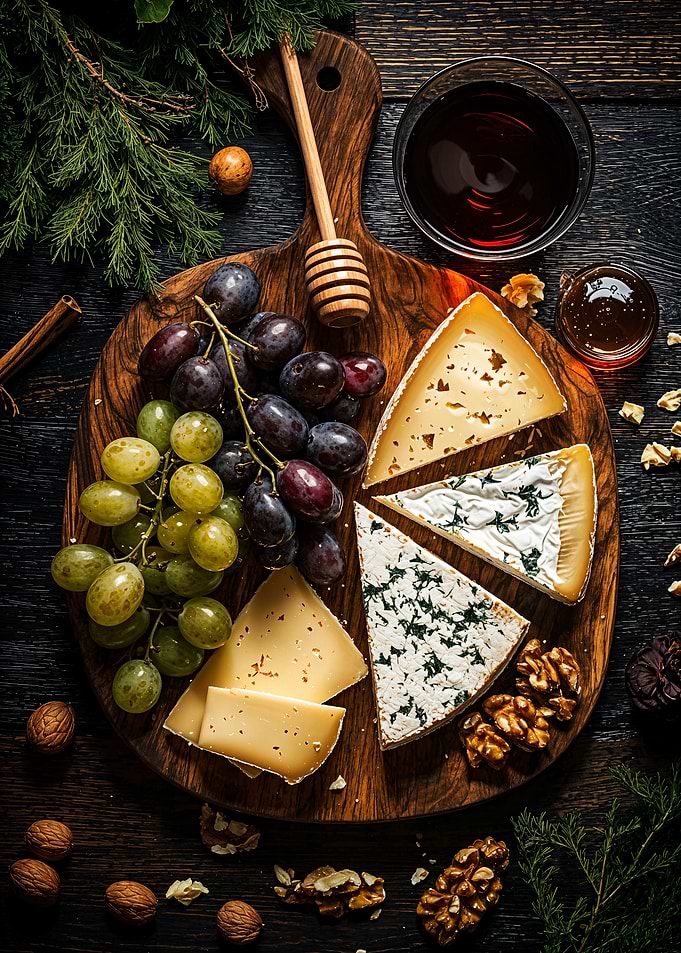 Cheese and Wine Board
