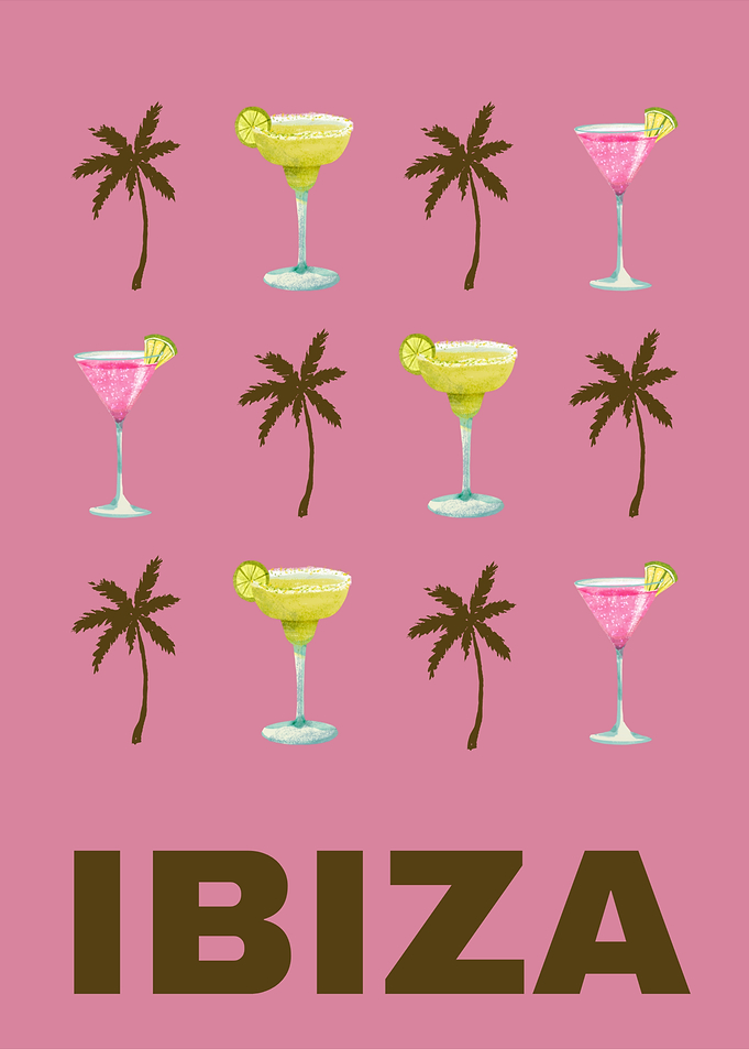 Ibiza Nights Travel Art
