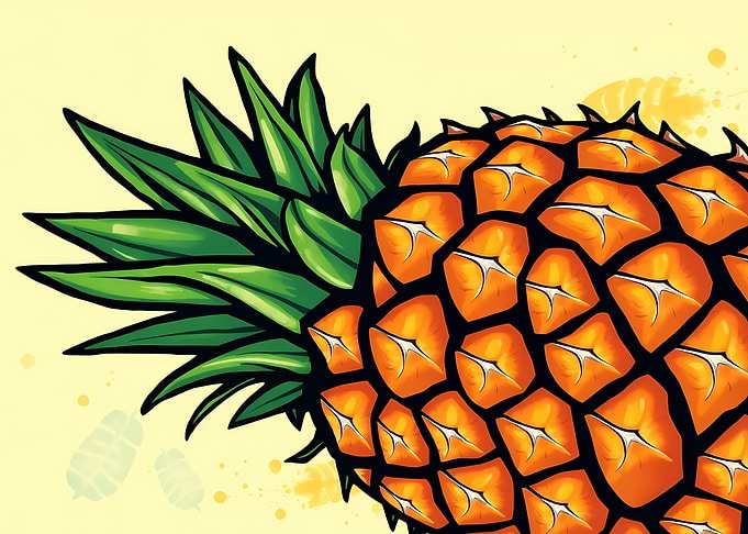 Pineapple Illustration