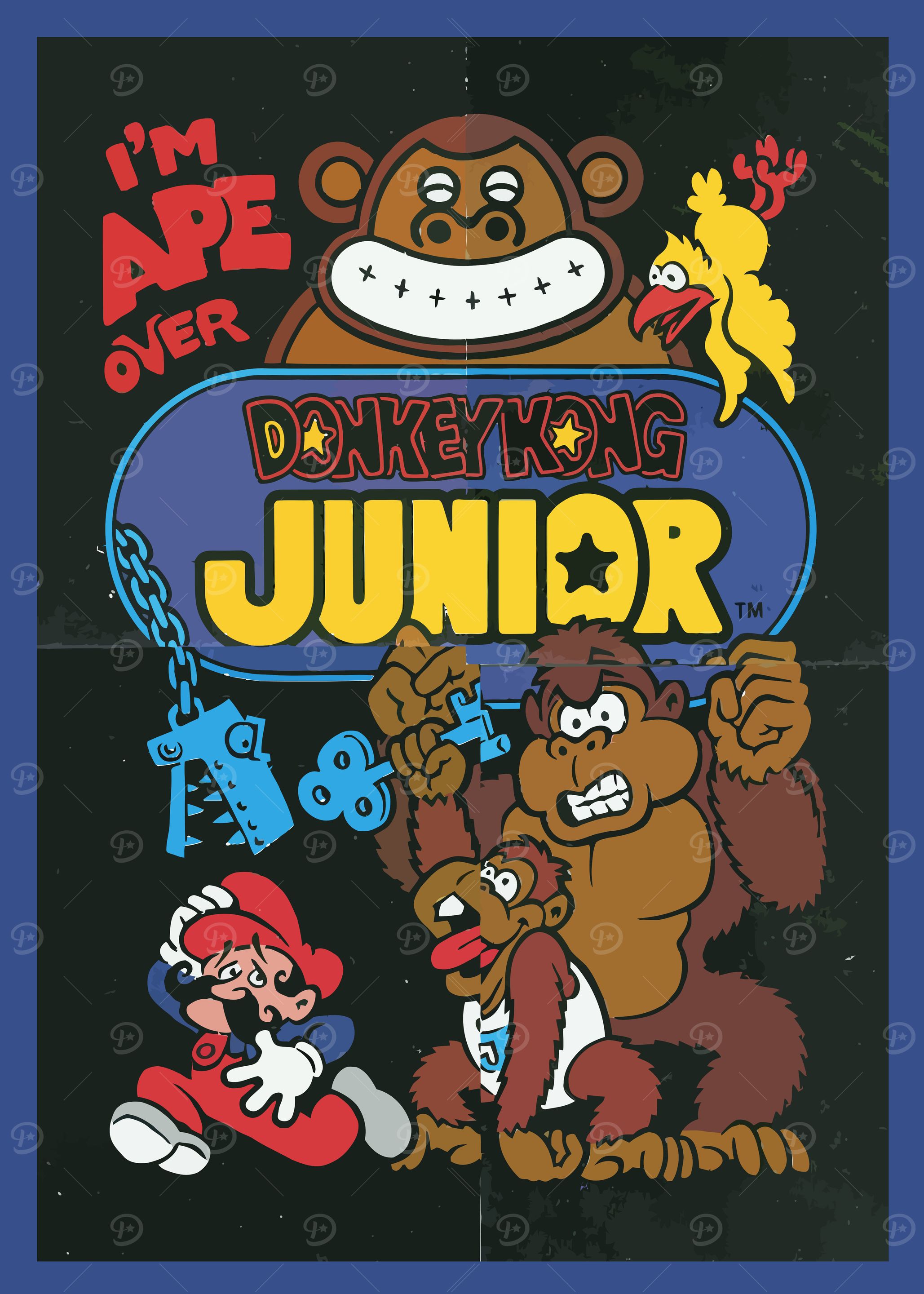 Donkey Kong Junior Poster