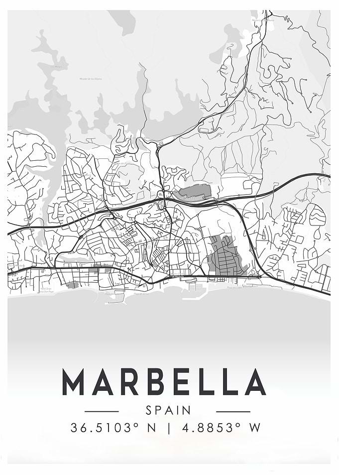 Marbella City Map