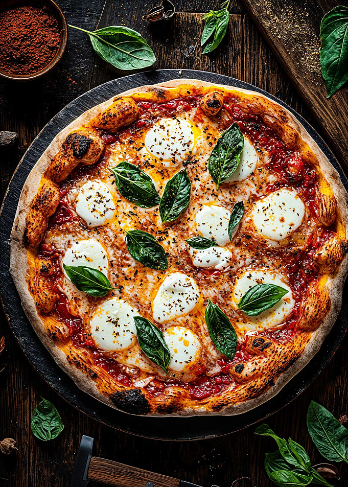 Margherita Pizza with Basil