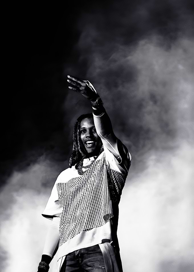Rapper Performing on Stage