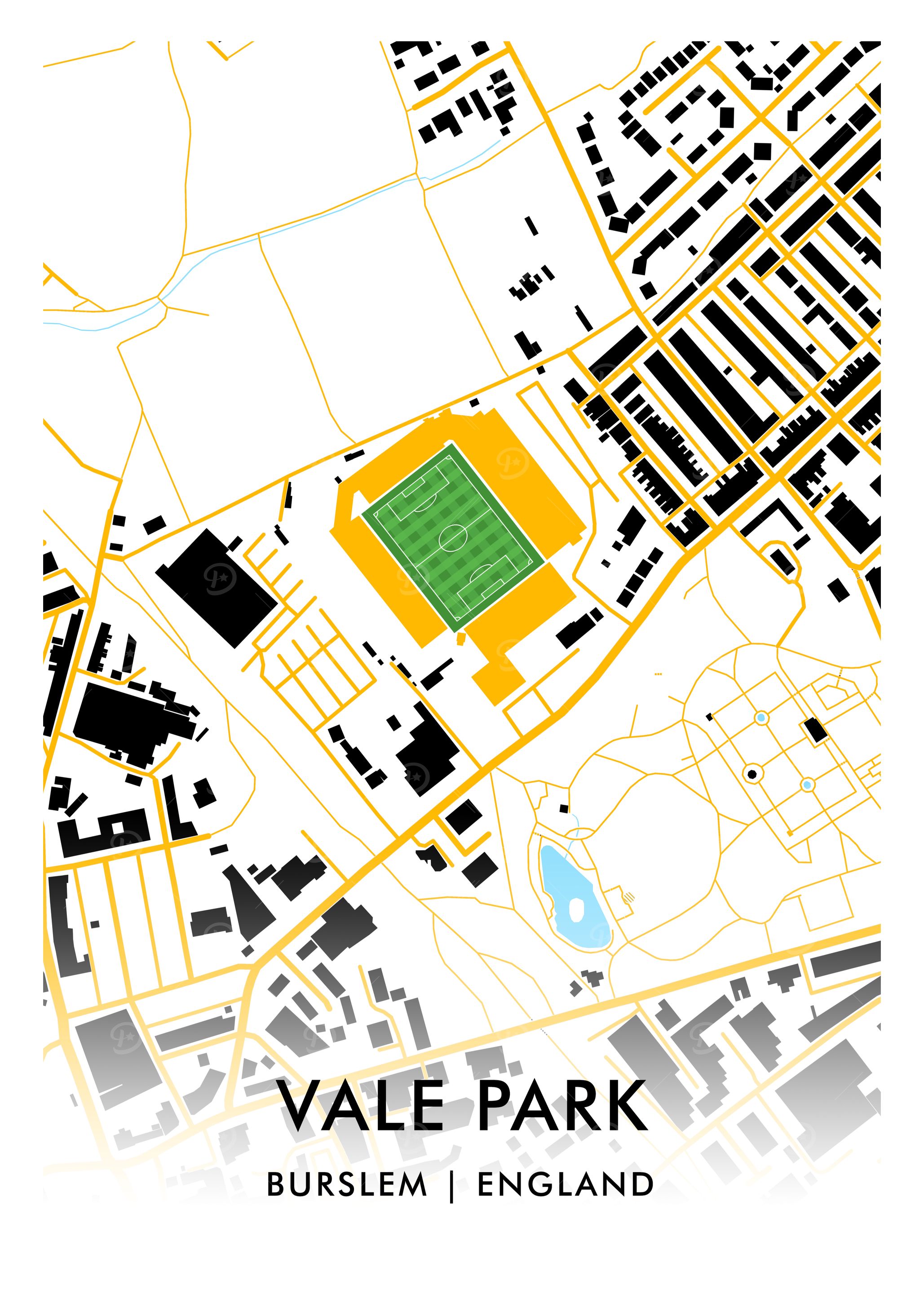 Vale Park Map